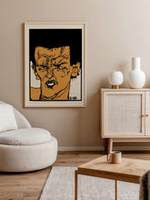 Egon Schiele Otoportre - Art Print